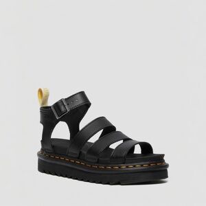 DR MARTENS Doc Martens Women Vegan Blaire Felix Gladiator Sandals Size 7 Black